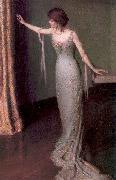 Perry, Lilla Calbot Lady in an Evening Dress oil painting artist